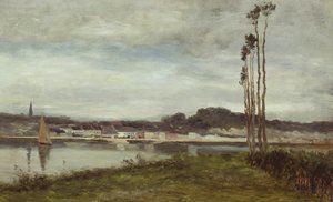 På Seinen, ca. 1895.