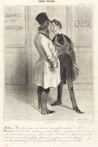 (Robert) Vel! min kjære leder... av Honoré Daumier
