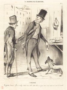2 timer - Smaken av Azor av Honoré Daumier