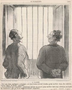 En klisjy av Honoré Daumier