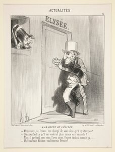 Ved døren til av Honoré Daumier