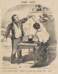 Til helsen til druen! ... av Honoré Daumier