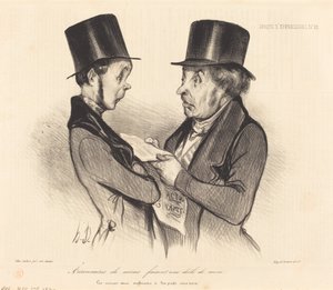 Mine aksjonærer... av Honoré Daumier