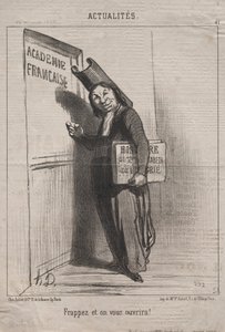 Aktualiteter (nr. 41): Bank på og det åpner seg for deg! av Honoré Daumier