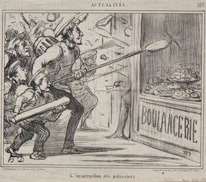 Aktualiteter (nr. 557): Konditorens opprør av Honoré Daumier
