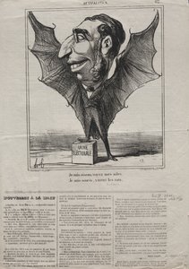 Aktualitet (nr. 62): Jeg er en fugl, se vingene mine.. av Honoré Daumier