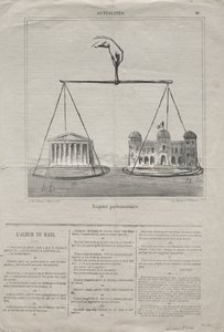 Aktualitet nr. 10: Parlamentarisk regime, 1870. av Honoré Daumier