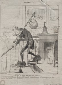 Aktualitet nr. 128: Mr. Dupin i sine små sko, 1850. av Honoré Daumier