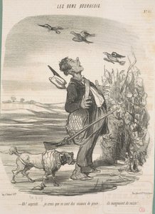 Ah! ... jeg tror de er rovfugler ... av Honoré Daumier