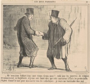 Ah! Monsieur Gobinet, når... av Honoré Daumier