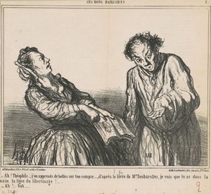 Ah! Théophile... Jeg lærer noen vakre ting... av Honoré Daumier