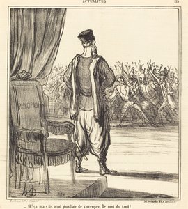 Ah! at... de ser ikke ut til å bry seg om meg lenger av Honoré Daumier