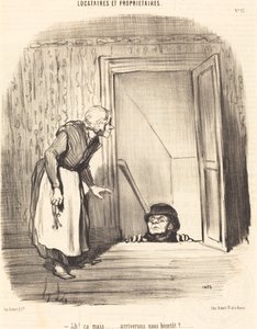 Ah! det men... kommer vi snart? av Honoré Daumier