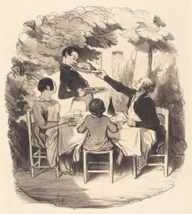 Ah! det er ferskt... men ikke sant, gutt... av Honoré Daumier