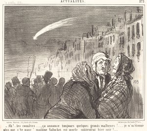 Ah!... kometene... av Honoré Daumier