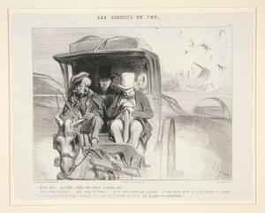 så la oss gå av Honoré Daumier