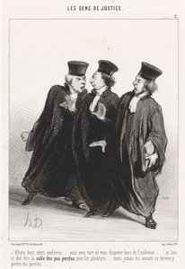 Kom igjen, kjære kolleger... av Honoré Daumier