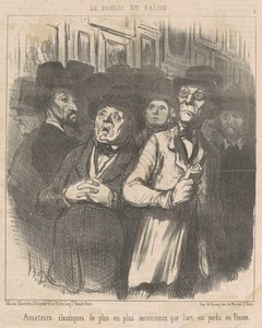 Klassiske amatører ... overbevist ... av Honoré Daumier