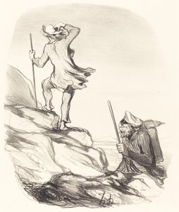 Ser du et sivilisert sted... av Honoré Daumier