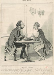 uimotståelig argument av Honoré Daumier