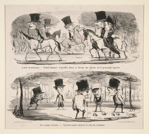 I Bois de Boulogne av Honoré Daumier