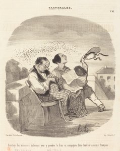 Fordeler med italienske terrasser... av Honoré Daumier