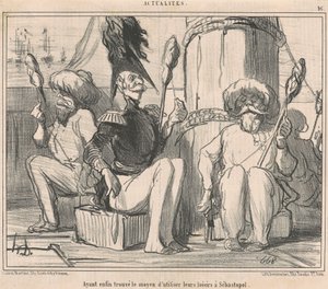 Har endelig funnet en måte å bruke hobbyene sine på! av Honoré Daumier