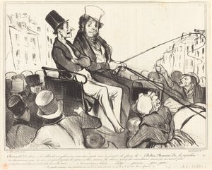 Bertrand, fortell meg, hvis de skulle få oss til... av Honoré Daumier