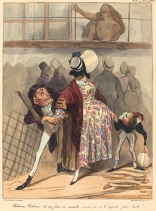Bobonne... ikke se så mye på ham! av Honoré Daumier