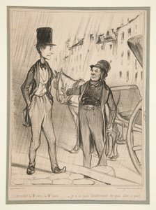 Cabriolet M av Honoré Daumier