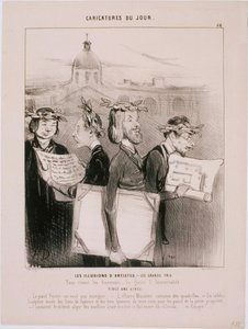 Dagens karikaturer - kunstneres illusjoner av Honoré Daumier