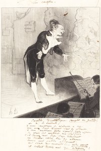 dramatisk gulrot av Honoré Daumier