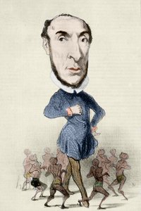 Tegneserie om Victor Schoelcher (1804-1893) og avskaffelsen av slaveriet - av Honore Daumier. av Honoré Daumier