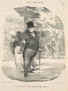 Det er ikke under imperiet vi ville ha danset slik! ... av Honoré Daumier
