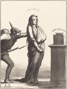 Hva noen aviser vil kalle... av Honoré Daumier