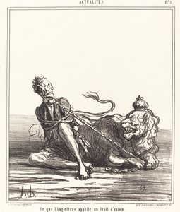 Det England kaller en bindestrek av Honoré Daumier
