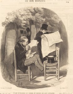 Det de borgerlige gikk med på å kalle en... distraksjon av Honoré Daumier