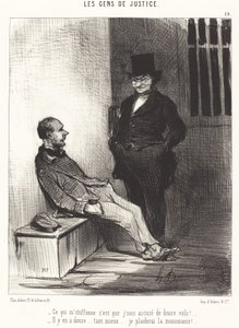 Det som plager meg er... tolv flyreiser!... av Honoré Daumier