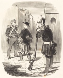 Den jævla Pigochard... av Honoré Daumier