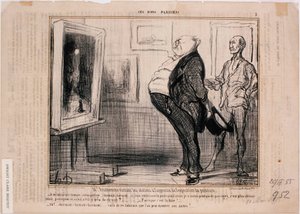 Disse Bons Parisiens- M. Prudhomme besøker verkstedene ... av Honoré Daumier