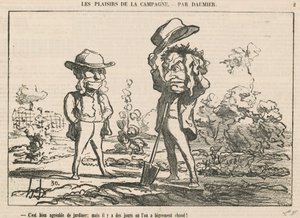 Det er fint å hage av Honoré Daumier