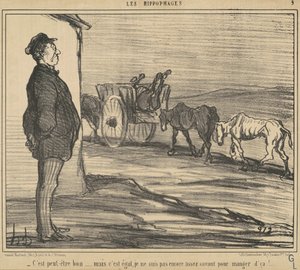 Kanskje det er bra... av Honoré Daumier