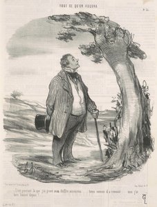 Det var der jeg graverte nummeret mitt... av Honoré Daumier