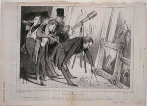 Berømt maleri jury av Honoré Daumier