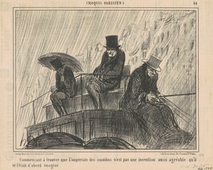 Begynner å finne at den keiserlige ... av Honoré Daumier