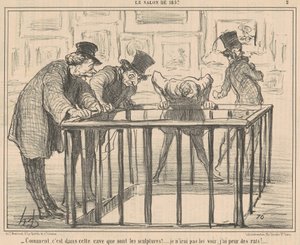 Hvordan, det er i denne kjelleren at ... av Honoré Daumier