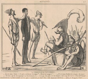 Caning Commission av Honoré Daumier
