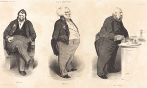 Greve Portalis - hertug av Bassano - greve av Montlosier av Honoré Daumier