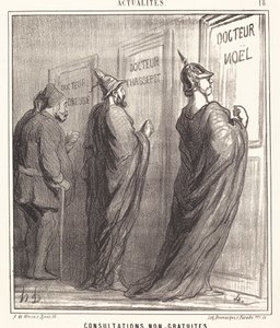 Konsultasjoner ikke gratis av Honoré Daumier