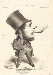 Daumier var den vanlige maleren... av Honoré Daumier